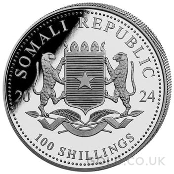 2024 1oz African Wildlife Leopard Silver Coin