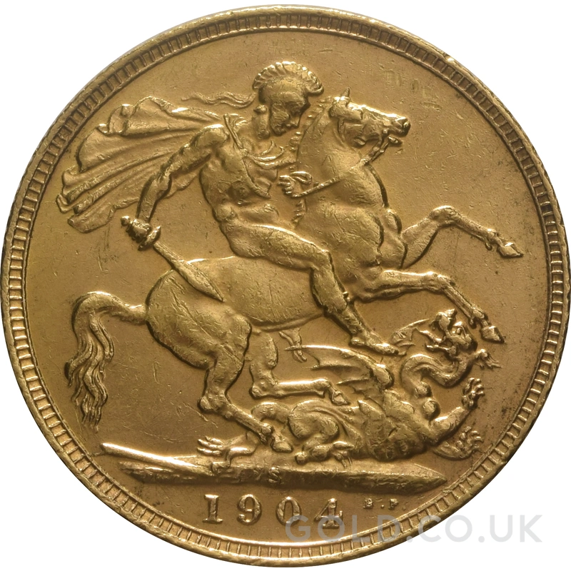 1904 Gold Sovereign Coin Edward VII Sydney