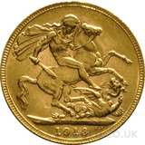 1913 George V Gold Sovereign (Perth Mint)
