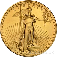 1990 Gold American Eagle Coin 1oz