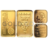 1g Gold Bars (Pre Owned)