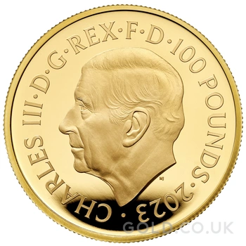 2023 Bull of Clarence Gold Coin Tudor Beasts 1oz Proof Boxed