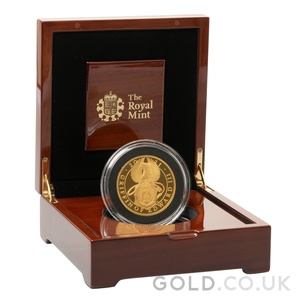 Griffin of Edward III  - 5oz Queen's Beasts Proof Gold Coin Boxed 2021