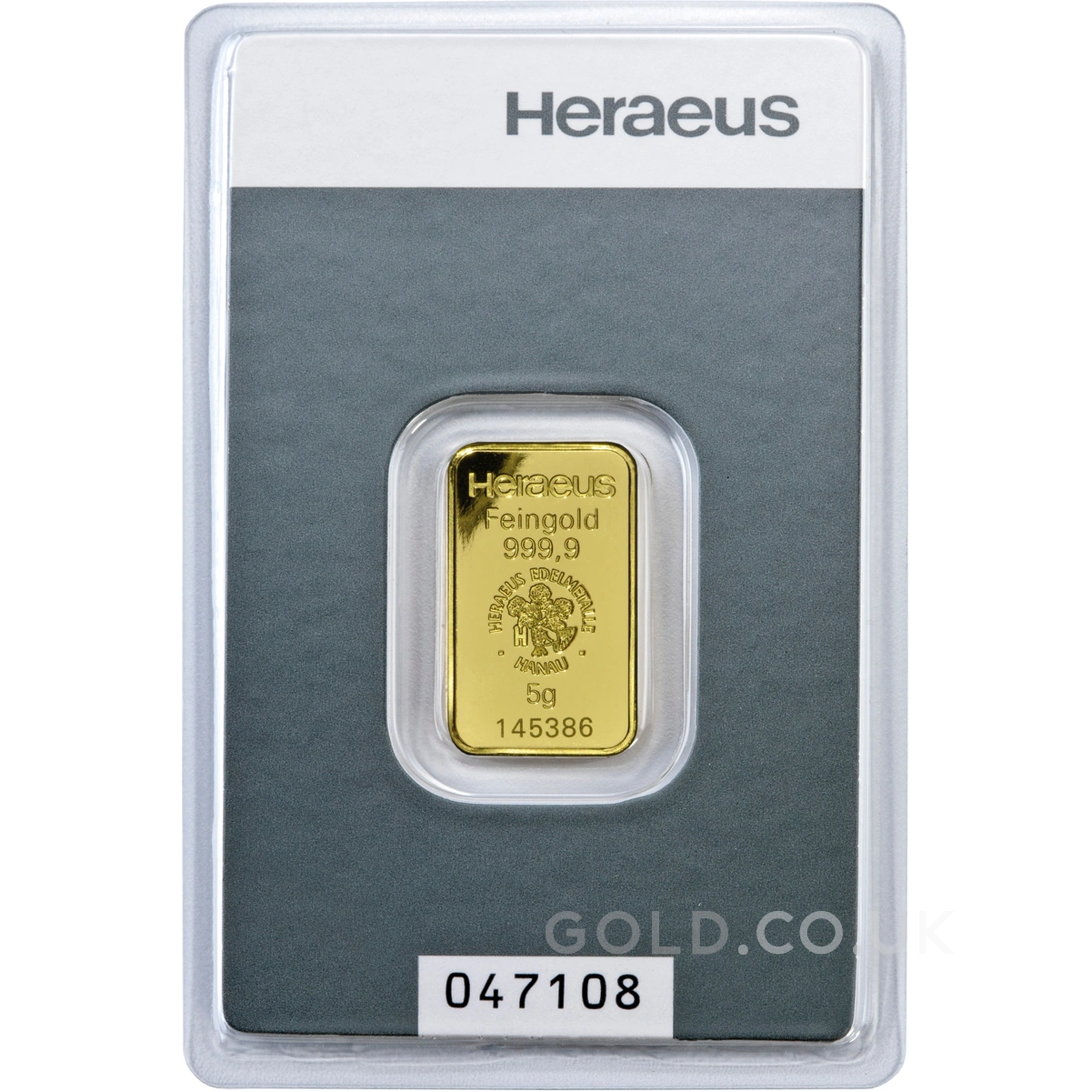 5g Gold Bar Heraeus