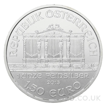 2013 Austrian Philharmonic Silver Coin 1oz