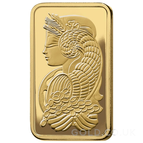 2.5g Gold Bar PAMP Lady Fortuna Minted