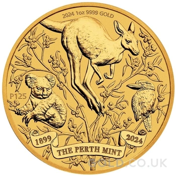2024 1oz 125th Anniversary of the Perth Mint Gold Coin