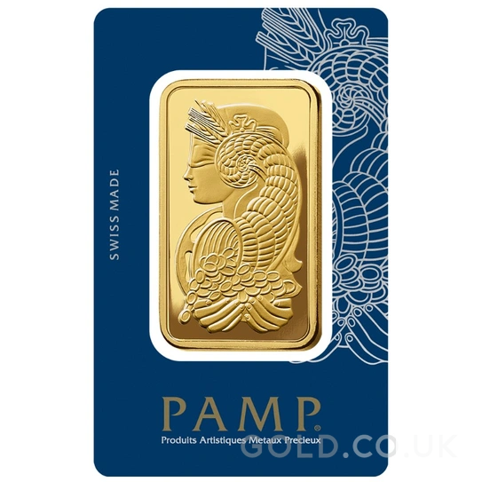 5 Tola Gold Bar PAMP Lady Fortuna