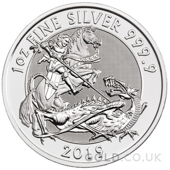 2019 Royal Mint Valiant Silver Coin 1oz