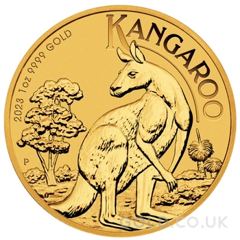 2023 1oz Australian Kangaroo Gold Nugget Coin
