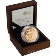Gold Proof Five Pound - Restoration of the Monarchy Boxed (2010)