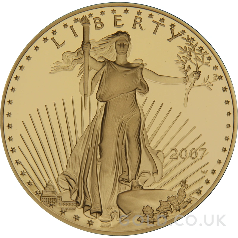 2007 Proof American Eagle Gold Coin 1oz