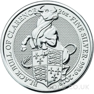 The Black Bull of Clarence - 2oz Silver Coin
