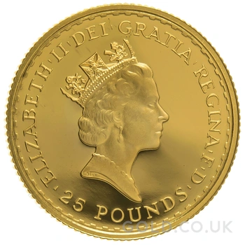 1990 Proof 1/4oz Gold Britannia Coin