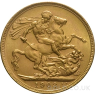 1903 Edward VII Gold Sovereign (Melbourne Mint)