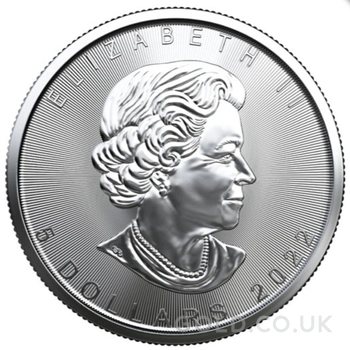 2022 Canadian Silver Maple Leaf Coin 1oz