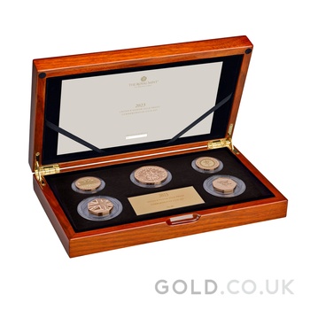 The 2023 United Kingdom Gold Proof Commemorative Coin Set Boxed