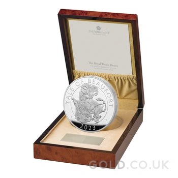 2023 Yale of Beaufort Silver Coin Tudor Beasts 1kg Proof Boxed
