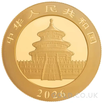 2026 15g Chinese Panda Gold Coin