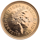 Elizabeth II Fourth Head Gold Half Sovereign