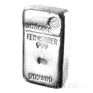 500g Umicore Silver Bars