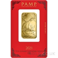 1oz PAMP Gold Year of the Ox (2021)