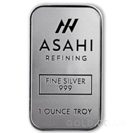 Asahi 1oz Silver Bar