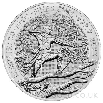 2023 Robin Hood Silver Coin Myths & Legends 10oz