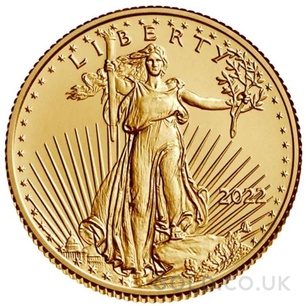 Tenth Ounce American Eagle Gold Coin (2022)