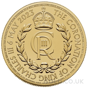 2023 King Charles III Coronation Gold Coin £100 1oz 