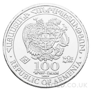 2019 Armenian Noah's Ark Silver Coin 1/4oz
