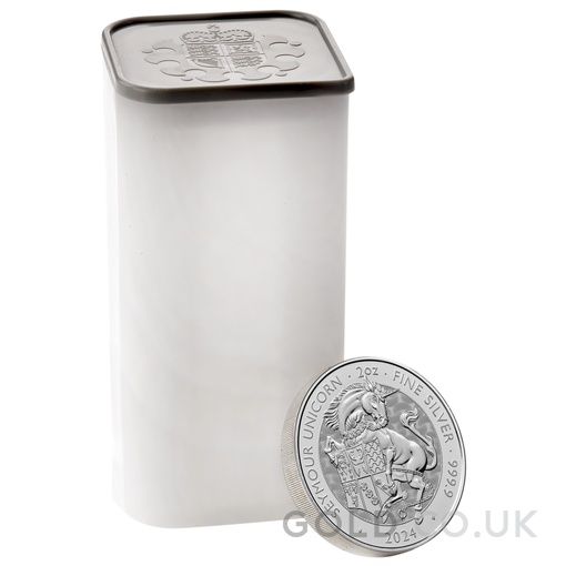 2024 Seymour Unicorn Silver Coin Tudor Beasts 2oz