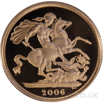 2006 Proof Gold Sovereign Boxed