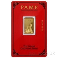 5g PAMP Year of the Sheep / Goat Gold Bar