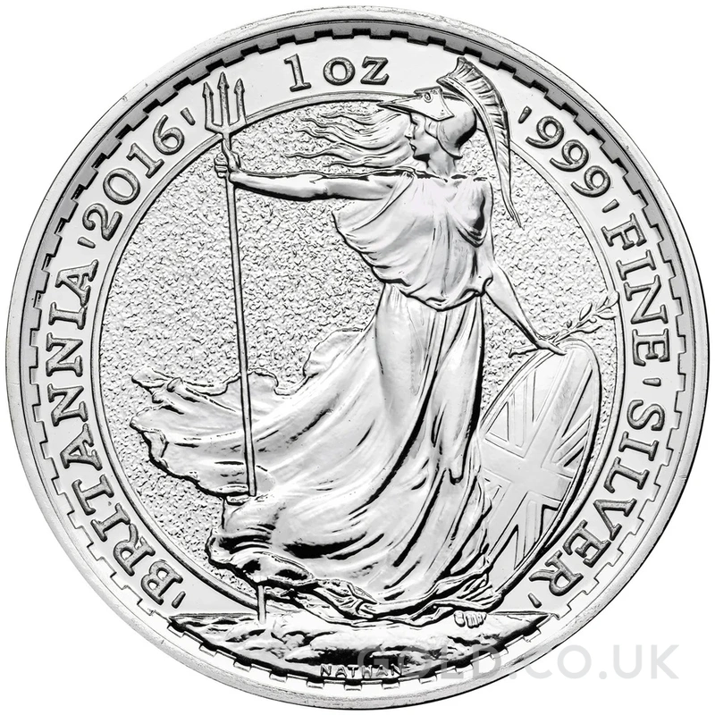 2016 1oz Silver Britannia Coin Lunar Edge Year of the Monkey