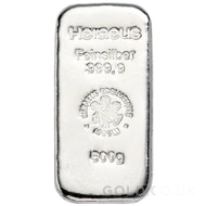 500g Heraeus Silver Bar