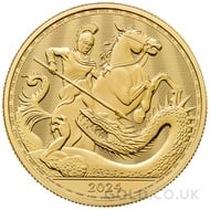 St George & the Dragon One Ounce Gold Coin (2024)