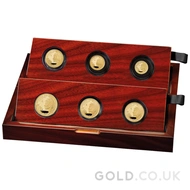 6 Coin Britannia Proof Gold Set Boxed (2024)