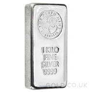 Perth Mint 1kg Silver Bar
