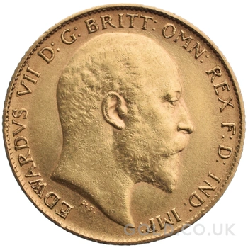 1904 Gold Half Sovereign Edward VII Perth