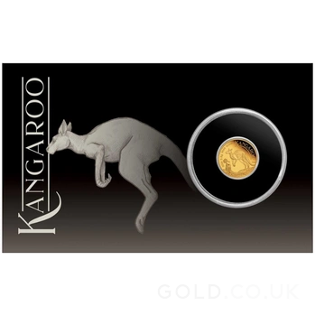 2024 0.5g Australian Mini Roo Proof Gold Coin