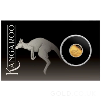 2025 0.5g Australian Mini Roo Proof Gold Coin