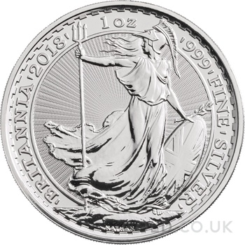 VAT FREE for Storage - 1oz Silver Britannia Coin