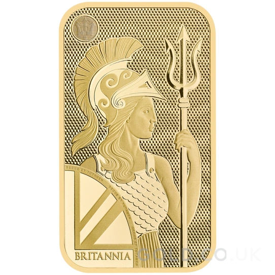 1oz Gold Britannia Minted Bar