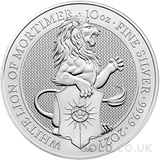 10oz Silver Coin - The White Lion of Mortimer(2021)