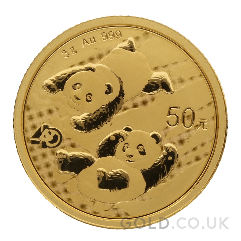 2022 3g Chinese Panda Gold Coin