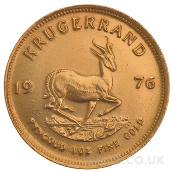 1976 Krugerrand Gold Coin 1oz