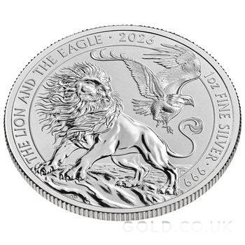 2026 The Lion and The Eagle 1oz Silver Coin
