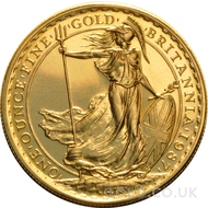 Gold Britannia 1oz Coin (1987)