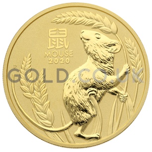 Gold Perth Mint Year of the Mouse 2oz (2020)